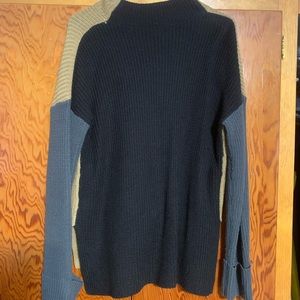 Color block sweater
